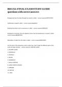BIO 252 FINAL EXAM STUDY GUIDE questions with correct answers&period;docx