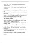 MCBC CERTIFIED BILLING & CODING SPECIALIST EXAM REVIEW