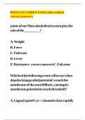 BIOS 252 COMP EXAM with verified correct answers&period;docx
