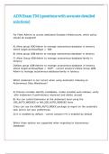 ADB Exam TM &lpar;questions with accurate detailed solutions&rpar;