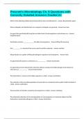 Prescott's Microbiology Ch&period; 8 Questions with Correctly Detailed Answers Graded A&plus;