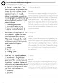 2023-2024 HESI Pharmacology V1