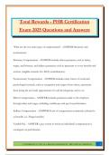 Total Rewards - PHR Certification Exam 2025 Questions and Answers