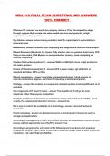 MBA 619 FINAL EXAM QUESTIONS AND ANSWERS 100&percnt; CORRECT 