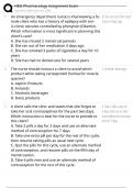HESI Pharmacology Assignment Exam