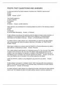 FDCPA TEST QUESTIONS AND ANSWES