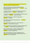 ISSA YOGA EXAM NEWEST 2025&sol;26 VERIFIED QUESTIONS WITH  DETAILED ACCURATE ANSWERS RATED A&plus;