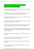Baker Act Questions with Solved Solutions 2025 Updated&period;
