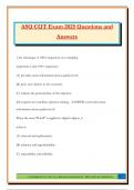 ASQ CQT Exam 2025 Questions and Answers