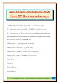 Ages & Stages Questionnaires &lpar;ASQ&rpar; Exam 2025 Questions and Answers