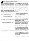 D351 - Functions in Human Resources