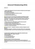 Advanced Pathophysiology MCQs&colon; A Comprehensive Review with Answers and Rationales
