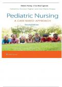 TEST BANK Pediatric Nursing- A Case-Based Approach 2nd Edition by Tagher Knapp Chapters 1 - 34 &vert; All Chapters