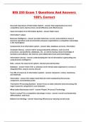BIS 255 Exam 1 Questions And Answers 100&percnt; Correct