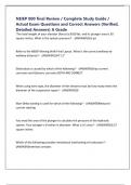NEIEP 800 final Review &sol; Complete Study Guide &sol; Actual Exam Questions and Correct Answers &lpar;Verified&comma; Detailed Answers&rpar; A Grade