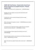 NEIEP 200 Final Review &sol; Study Guide Actual Exam Review Questions & Complete Answers &sol; Newest Update 2025&period;