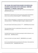 FES EXAM &lpar;FES QUESTIONS BASED ON MODULES&rpar; CCURATE QUESTIONS WITH DETAILED&comma; VERIFIED ANSWERS &sol; A GRADE&comma; 2025&sol;2026 