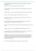 PSYC 230 UIUC EXAM 3 NEWEST 2024 NEWEST 2024 ACTUAL EXAM 200 QUESTIONS AND CORRECT DETAILED ANSWERS 