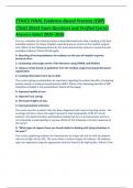ETHICS FINAL Evidence-Based Practice &lpar;EBP&rpar; Cheat Sheet Exam Questions and Verified Correct Answers