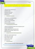 C214 Financial Management Overview Concept  Quiz Answers Questions  and  Verified Answers 