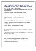 NURS 480 EXAM 3 QUESTIONS AND ANSWERS &lpar;VERIFIED AND WELL DETAILED ANSWERS GRADED A&plus;&rpar; LATEST UPDATE 2025&sol;2026