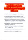 Biol 2420 CH 19 NEWEST EXAM 1 VERSIONS COMPLETE EXAM QUESTIONS WITH DETAILED VERIFIED ANSWERS &lpar;100&percnt; GUARANTEED PASS&rpar; &vert;&vert; A&plus; GRADED