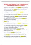PROPHECY- CORE MANDATORY PART II &lpar;NURSING&rpar; RELIAS  COMPLETE TEST SOLVED 100&percnt; CORRECT 