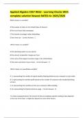 Applied Algebra C957 WGU - Learning Checks With complete solution Newest RATED A&plus; 2025&sol;2026 