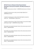 WX 201 Exam 2 Newest Actual Exam Review Questions and Correct Answers &lpar;Verified Answers&rpar; A Grade