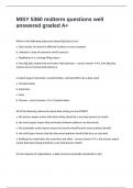 MISY 5360 midterm questions well answered graded A&plus;