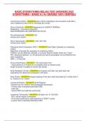 BASIC DYSRHYTHMIA-RELIAS TEST ANSWERS 2023  DYSRHYTHMIA &ndash; BASIC A &lpar; A&plus; GRADED 100&percnt; VERIFIED&rpar; 
