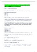Texas Success Initiative Math Problems &lpar;TSI&rpar; WITH 100&percnt; CORRECT SOLUTIONS&excl;&excl;