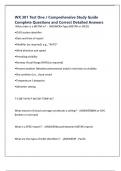 WX 301 Test One &sol; Comprehensive Study Guide Complete Questions and Correct Detailed Answers