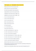 TSI Math &vert;&vert; A&plus; GRADED SOLUTIONS&excl;&excl;