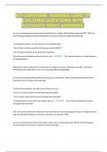 ATI CAPSTONE- NURSING CARE OF CHILDREN QUESTIONS WITH ACCURATE RIGHT ANSWERS&period;