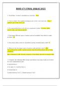 BIOD 171 FINAL QS&AS 2025