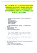 NU 518 &sol; NUR 518 EXAM 1 STUDY GUIDE  2025&sol;2026 ACCURATE QUESTIONS AND  CORRECT DETAILED ANSWERS WITH  RATIONALES &vert;&vert; 100&percnt; GUARANTEED PASS  <LATEST VERSION> 
