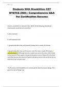 Students With Disabilities CST NYSTCE &lpar;060&rpar; &vert; Comprehensive Q&A For Certification Success