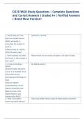 Exam &lpar;elaborations&rpar; D220 WGU  
