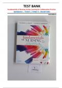 TEST BANK for Fundamentals of Nursing&colon; Active Learning for Collaborative Practice &lpar;2nd Edition&rpar; by Barbara L&period; Yoost and Lynne R&period; Crawford &vert;all chapters covered&vert;