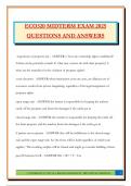 ECO320 MIDTERM EXAM 2025 QUESTIONS AND ANSWERS