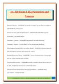 EC 320 Exam 1 2025 Questions and Answers