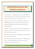 ECO 320 Midterm Review 2025 Questions and Answers