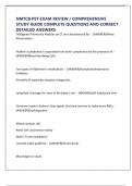 NMTCB PET EXAM REVIEW &sol; COMPREHENSIVE STUDY GUIDE COMPLETE QUESTIONS AND CORRECT DETAILED ANSWERS