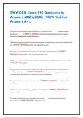 SWM DEQ  Exam 150 Questions & Answers &lpar;2025&sol;2026&rpar; &lbrack;100&percnt; Verified Answers A&plus;&rsqb;&period;