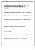 PSI Esthetics Written Exam &sol; Question Bank with Solutions &lpar;Verified Answers&rpar; Update 2025&period;