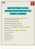 MAN 4720 EXAM 1 ACTUAL 2025&sol;2026 QUESTIONS AND 100&percnt; CORRECT ANSWERS