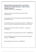 Milady Esthetics State Board Test &sol; Test Review Questions & Certified Solutions &sol; 100&percnt; Correct &sol; Already Graded A&plus;&period;