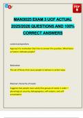 PACKAGE DEAL&colon;&colon;&colon; MAN 3302&comma; 4720&comma; 3025 EXAMS 2025&sol;2026 Q&A 100&percnt; PASS