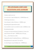 PSY 219 EXAM 1 CHP 3 2025 QUESTIONS AND ANSWERS